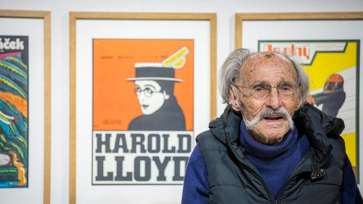 Vratislav Hlavatý, výtvarník, výstava Šťastný vzduchoplavec české animace