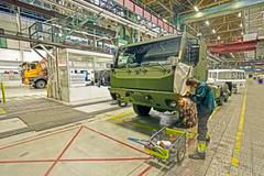 13.05. 21. Kopřivnice, výroba, fabrika, trucks, Kopřivnice Tatra, nákladní automobil, deník