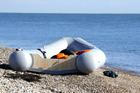 Dungeness,,Kent,,Uk,,May,6th,2022,,Abandoned,Dinghy,On,The