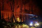 Wildfire burns near Lacanau
