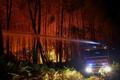 Wildfire burns near Lacanau