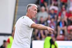 Plzeňský trenér Martin Hyský v zápase proti Liberci