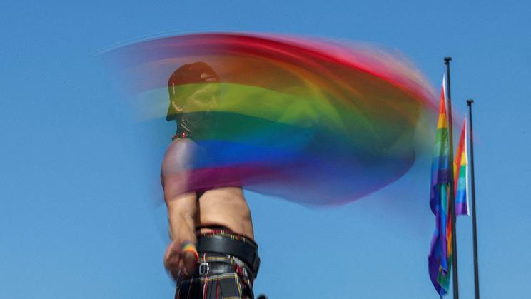 Christopher Street Day (CSD) LGBT Pride v Berlíně