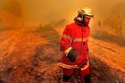 Wildfire in Lege-Cap-Ferret