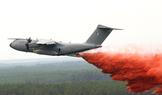 Airbus A400M makes its first-ever drop over the wildfire near Lacanau