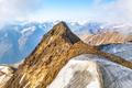The,Majestic,Wildspitze,Stands,Tall,In,The,Oetztal,Alps,,Showcasing
