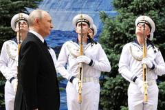 Russian President Putin marks Navy Day in Saint Petersburg