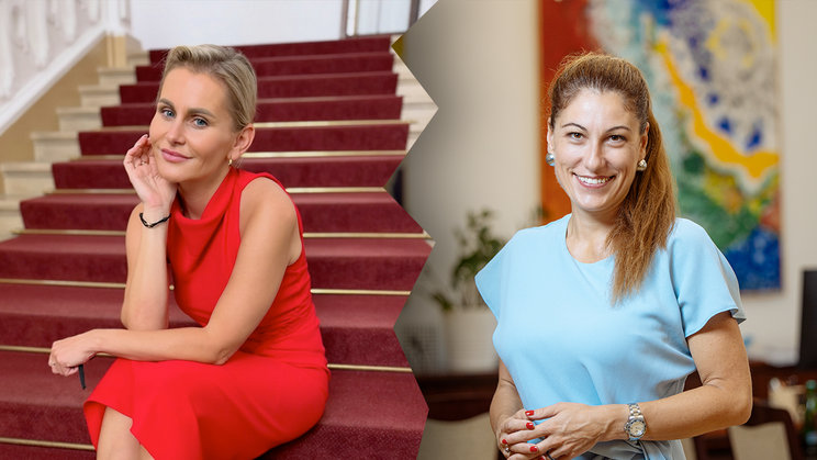 Taťána Malá a Eva Decroix
