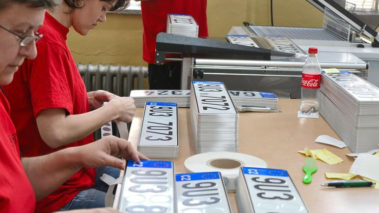 Výroba registračních značek