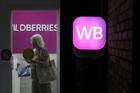 A woman visits a pickup point of the Wildberries online retailer in Moscow