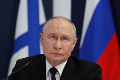 Russian President Putin marks Navy Day in Saint Petersburg