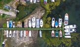 Low water levels on the Danube in Serbia