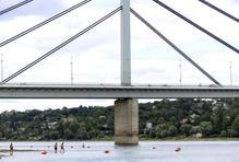 Low water levels on the Danube in Serbia