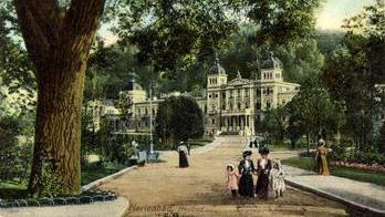 Za projektem Nových Lázní stál opat Ambrosius Alfred Clementso.