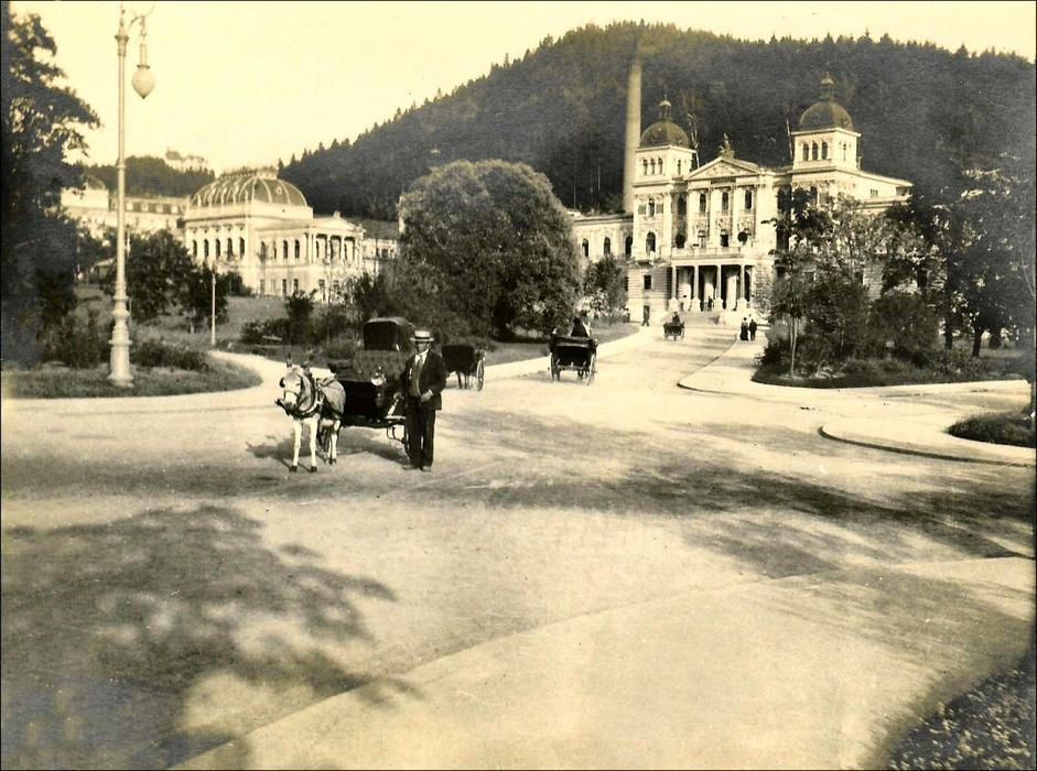 Historie budovy se začala psát už koncem 19. století. Předcházely jí Staré Lázně, vůbec první lázeňská budova ve městě stojící poblíž vývěru Mariina pramene. Rostoucímu zájmu hostů ale přestávala stačit. „A protože ten koncept byl velice úspěšný a budova Starých Lázní už nepostačovala, tak vznikly Nové Lázně,“ vysvětluje Patrície Irlveková, marketingová manažerka společnosti Ensana Česká republika, která hotel vlastní a provozuje. 