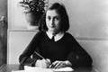 ' Anne Frank, German Jew who emigrated with her family to the Netherlands during the Nazi era. Separated from the rest of her family, she and her sister died of typhoid fever in the concentration camp Bergen-Belsen - As a 12-year old doing her homework