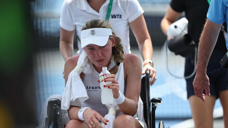 Jekatěrina Alexandrovová na turnaji v Memphisu