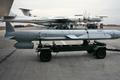 Ruský strategický bombardér Tu-95MS vyzbrojený střelami s plochou dráhou letu Ch-101.