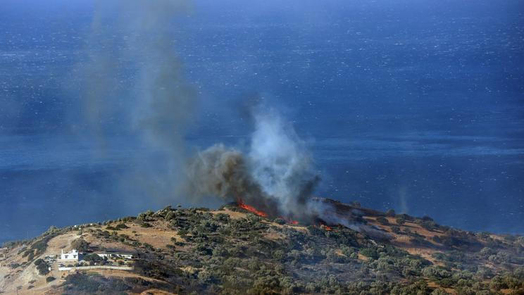 Two firefighters killed battling a wildfire on Greek island of Crete