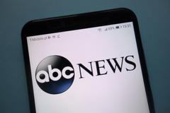 Konskie,,Poland,-,November,12,,2018:,Abc,News,Logo,Displayed
