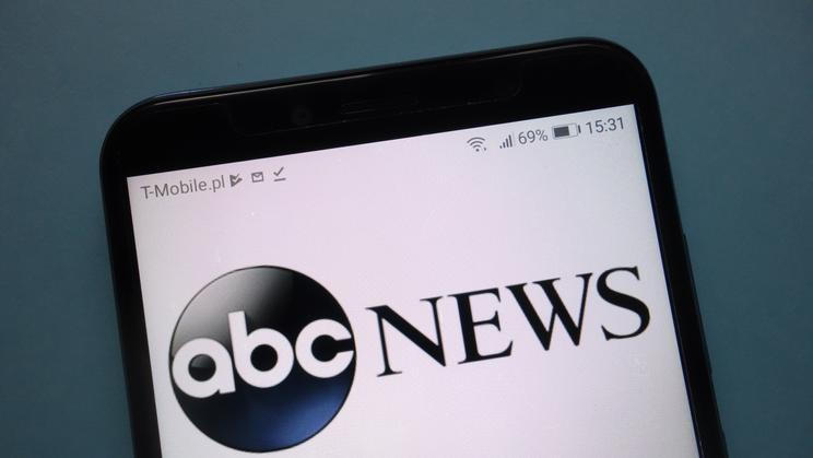 Konskie,,Poland,-,November,12,,2018:,Abc,News,Logo,Displayed