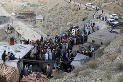 Explosion buried parts of a coal mining complex on the outskirts of Quetta
