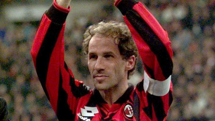 FILE PHOTO: Franco Baresi after his last match in October 1997