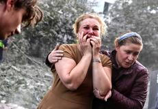 Russian missile strike in Lviv
