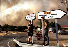 Wildfires rage in Spain's Zamora 