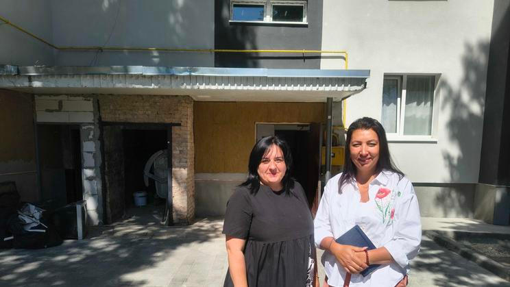 Světlana Iacub a Veronica Herta v Kišiněvě, 30. července 2026.