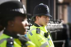 London,,Uk,-,Apr,19,,2017:,Metropolitan,Police,Officers,On