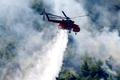 Wildfire burns in Greece