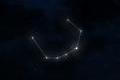 Constellation,Corona,Borealis,In,The,Night,Sky.,Stars,On,A