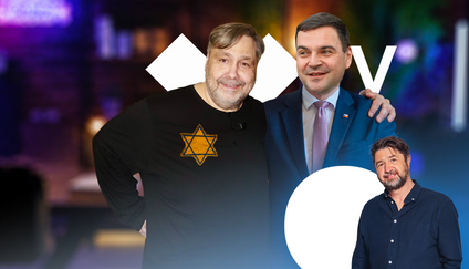 Politik Petr Macinka a moderátor Luboš Xaver Veselý jsou nejen přáteli, ale v tomto případě i důležitými aktéry TEČKY Radka Bartoníčka, který týden co týden bilancuje dění nejen v české politice.   Koláž: Luboš Xaver Veselý a Petr Macinka 