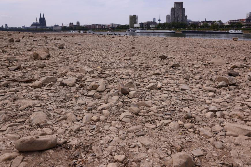 Včera veletoky, dnes potoky. Rýn a Dunaj jsou na absolutním minimu