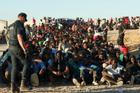 Mass crossings of migrants on foot and by sea from Morocco into Spanish territory, in Ceuta