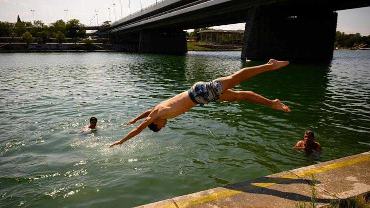Heat wave in Vienna