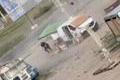 Drone appears to follow man before detonating near him in Kherson