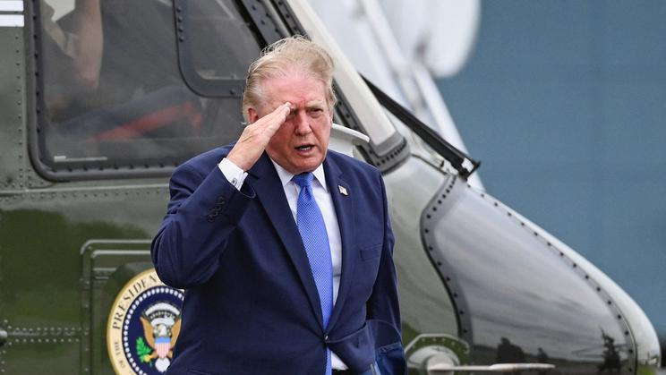 U.S. President Trump visits New Jersey