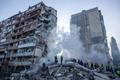Aftermaath of Russian missile and drone strikes in Kyiv