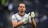 Antonín Kinský v brance Tottenhamu v zápase proti Brightonu