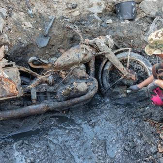 Dunaj v Budapešti vydal svědectví staré více než 80 let. 