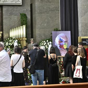 Pohřeb Milana Knížáka