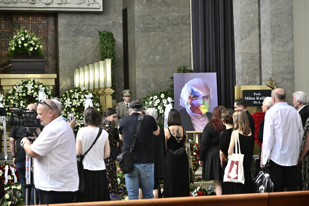Pohřeb Milana Knížáka