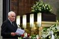 Václav Klaus, bývalý prezident, politik, pohřeb Milan Knížák, poslední rozloučení