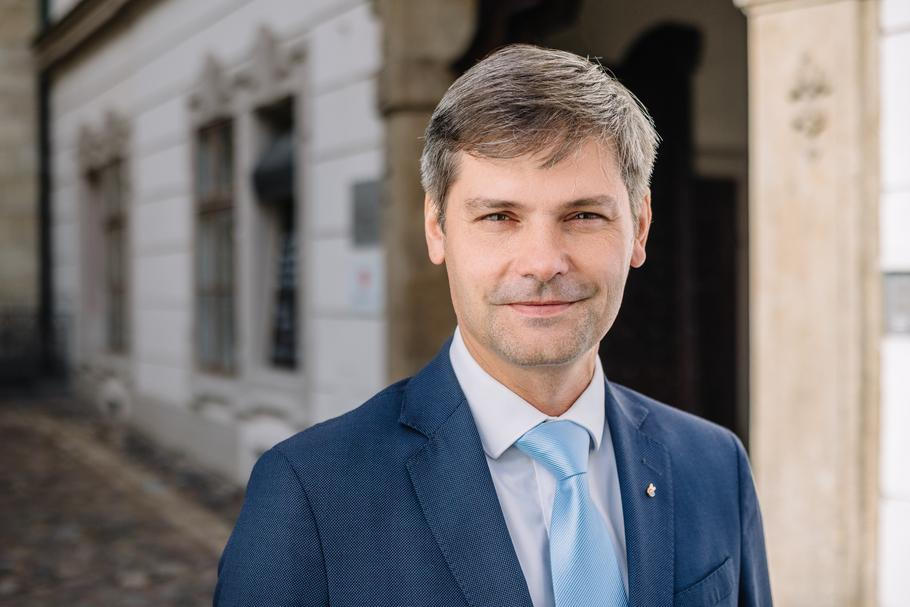 Marek Hilšer, senátor, kandidát na prezidenta, Praha, 27.9.2022, HN - Radek Vebr