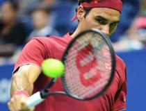 Roger Federer v prvním kole US Open 2018
