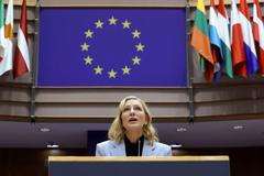 Herečka Cate Blanchett v Evropském parlamentu, ilustrační foto.