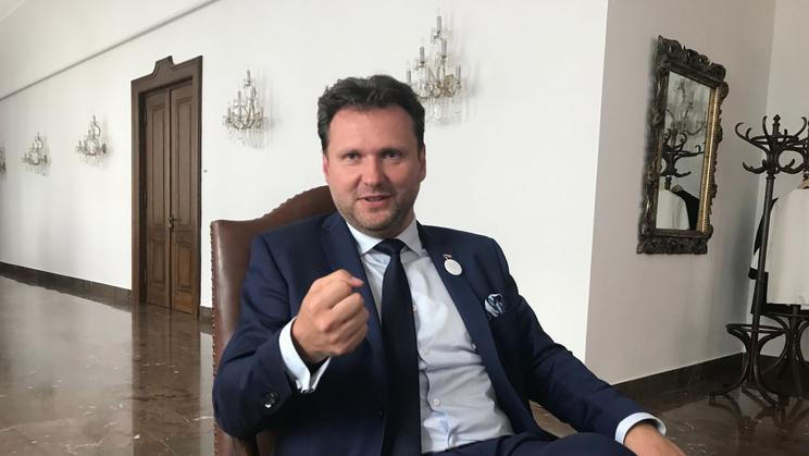 Předseda sněmovny Radek Vondráček (ANO) v rozhovoru pro Aktuálně.cz po sněmovních volbách v říjnu 2021.