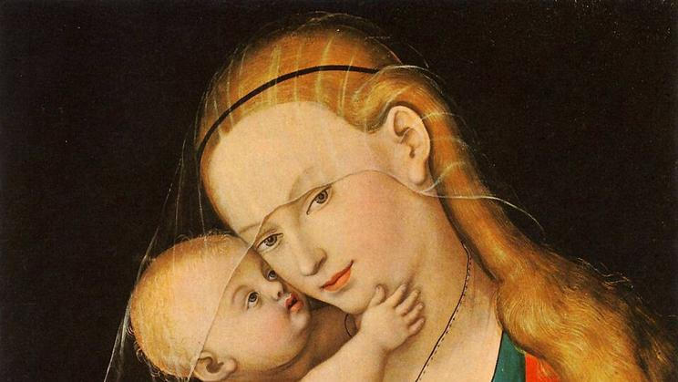 Votivní obraz Panny Marie Pomocné.